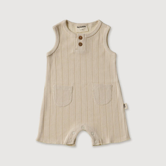 Rib Baby Romper | Bone